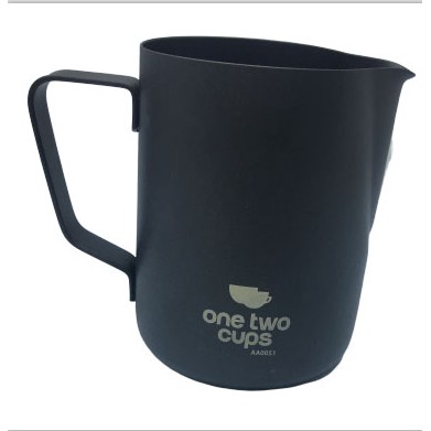 OneTwoCupsGelas Pitcher Kopi Espresso Latte Art Stainless Steel 400ml - 600ml - AA0051 - Black