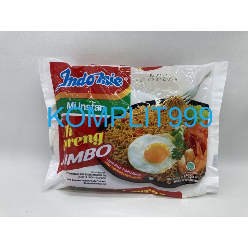 

Indomie Goreng JUMBOOO 129g KOMPLIT999