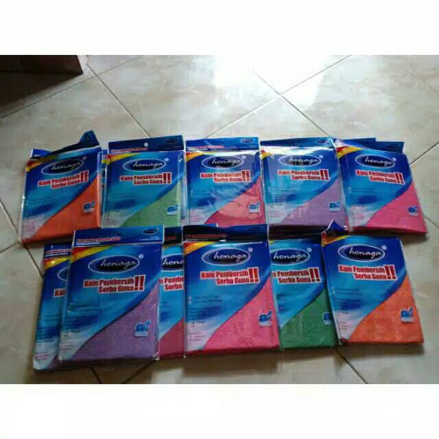 Lap Microfiber/Kain Lap/Lap Mobil/Motor/Mikrofiber/Kanebo/Ukuran Besar Jumbo Tebal Honaga