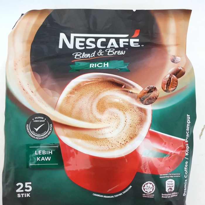 

Nescafe Rich / lebih kaw 3 in 1 blend & Brew pracampur