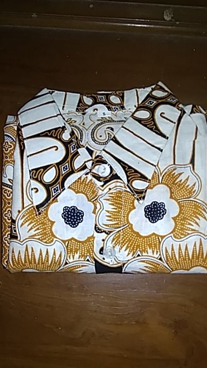 Qnunbatik Batik Anak Terusan Dress/hem Kemeja Nadhira Parang