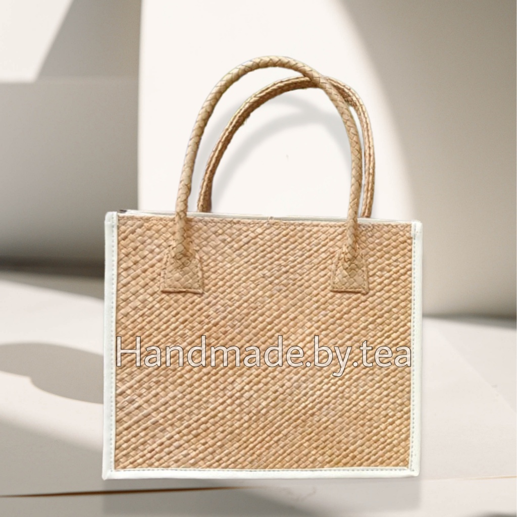 Tas hampers souvenir lebaran idul fitri | Tote bag anyaman pandan wanita | Goodie bag, parcel, suven