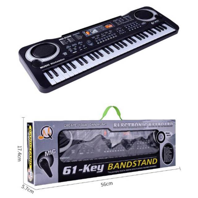 Kado Anak Digital Elektronik Keyboard Piano 61 Keys-4