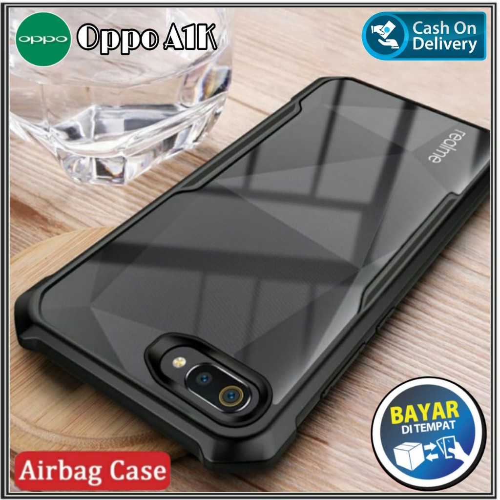 Case Oppo A1K Soft Hard Tpu HD Transparan Casing Cover