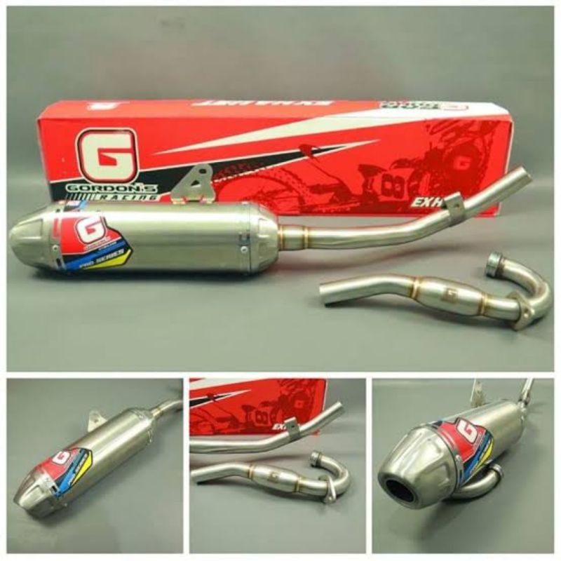 KNALPOT STANDAR KLX,CRF WR GORDON'S