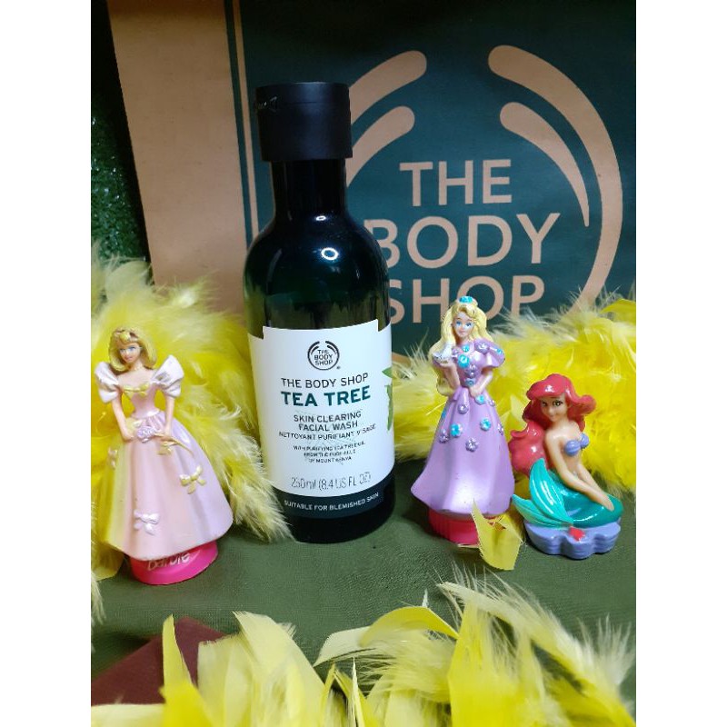 The body shop tea tree facial wash 250ml / tea tree facial wash the body shop