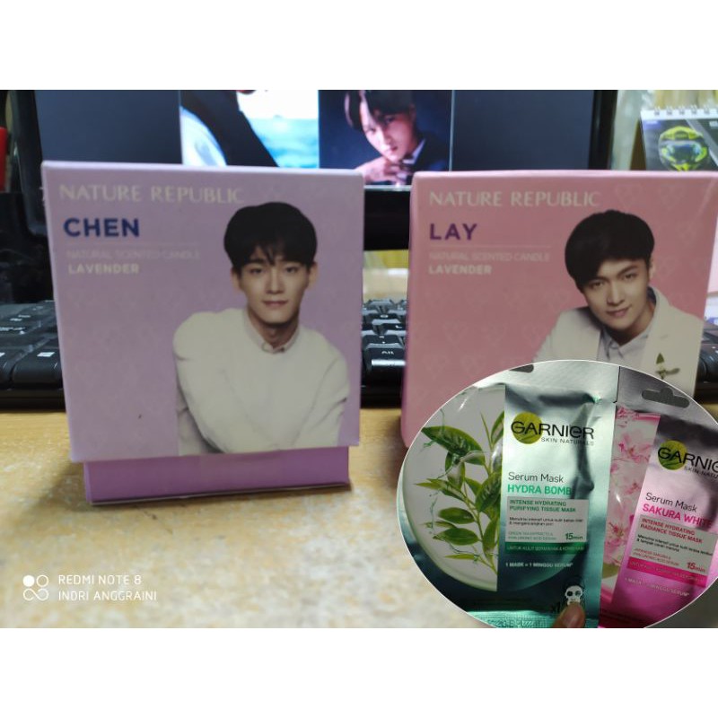 Nature Republik X EXO Candle Scented (Free Mask)