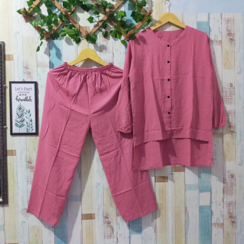 LD 110 SETCEL RAYON TWILL/ONE SET ANDIN/ SETCEL ANDIN-Andin st pink