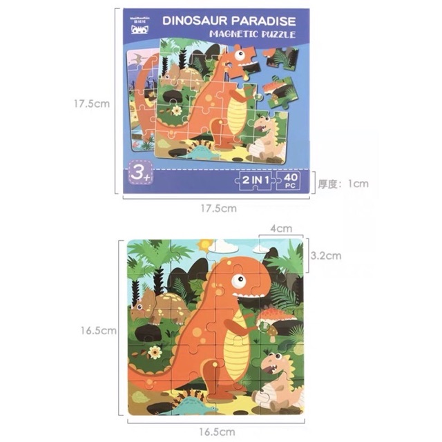 magnetic puzzle - carry on puzzle - puzzle on the go - mainan edukasi anak - hadiah anak cewek cowok