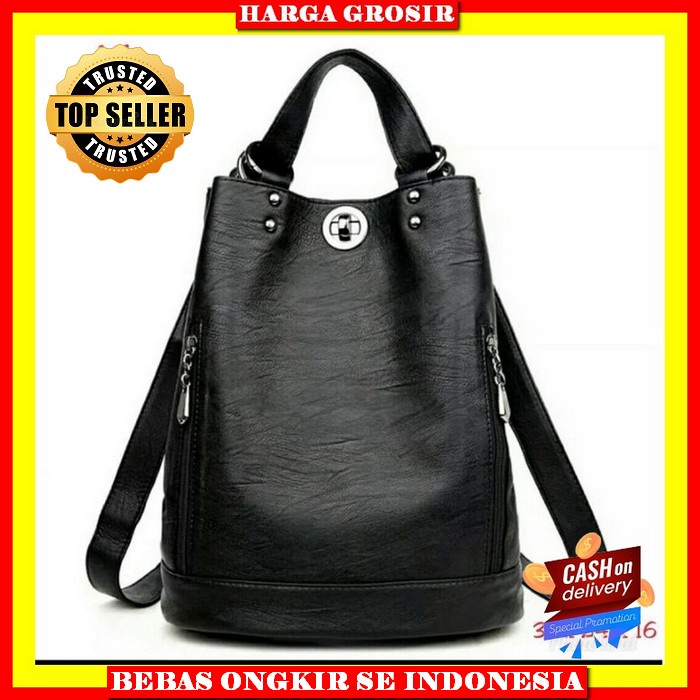 Tas Ransel Batam Wanita Import Korea Bfk1059 Backpack Tas Sekolah Kuliah Kerja Kantor Jalan Cewek Or