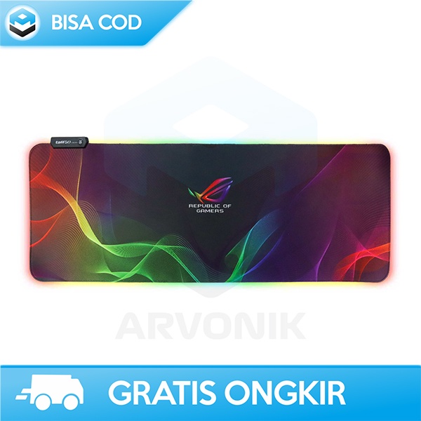 MOUSE PAD GAMING MULTI COLOR LED RGB TAFFGO ASUS RGB USB ULTRA SMOOTH