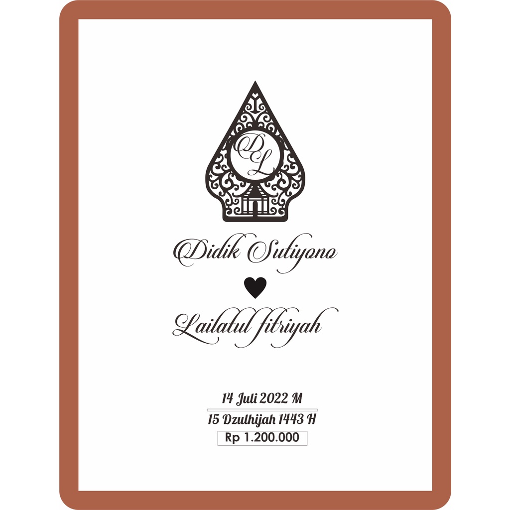 Paket Bahan Dekorasi Mahar Full Akrilik Gold Bahan Mahar Akrilik Gold