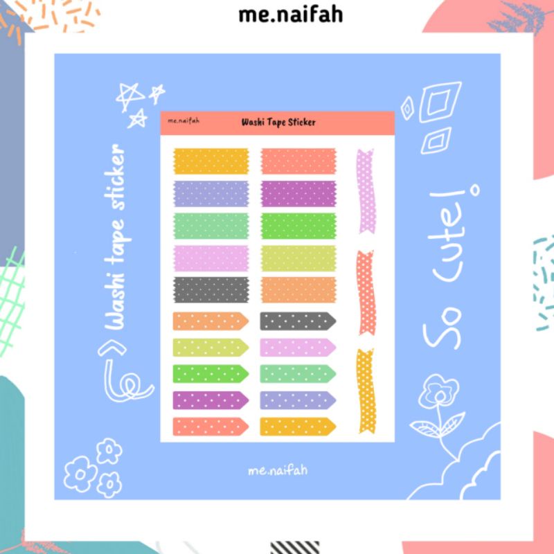 

STICKER WASHITAPE AESTHETIC JURNAL (CUTTING) BY ME.NAIFAH