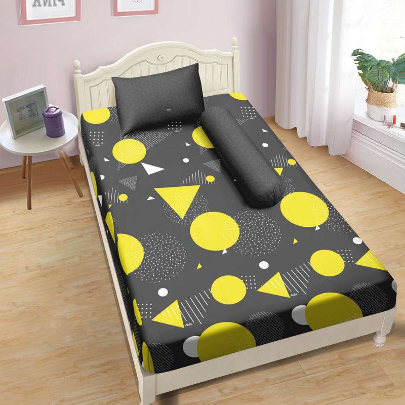 Sprei Aloha Polos Emboss Lady Rose Single ukuran 120x200 Motif Jarvis