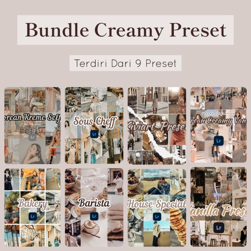 BUNDLE CREAMY PRESET // 9 PRESET FROM KATALOG