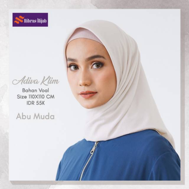 HIJAB SEGIEMPAT ADIVA KLIM || NIBRAS HIJAB