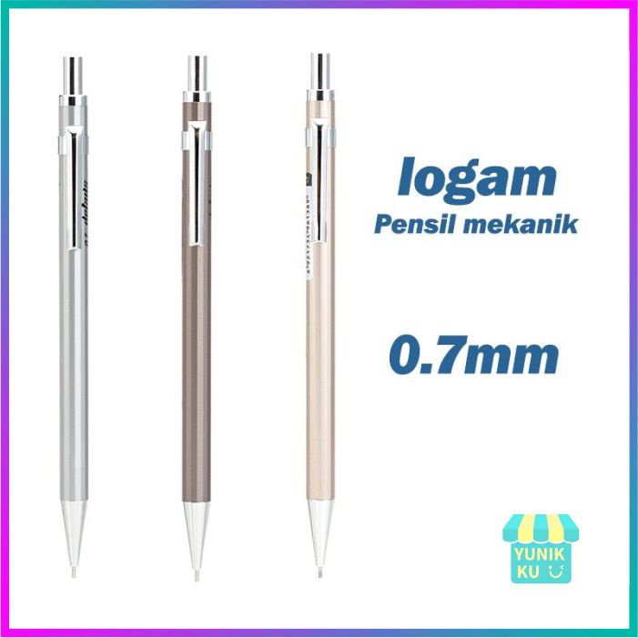 

PENSIL CETEK MEKANIK DELI BAHAN LOGAM 0,7MM