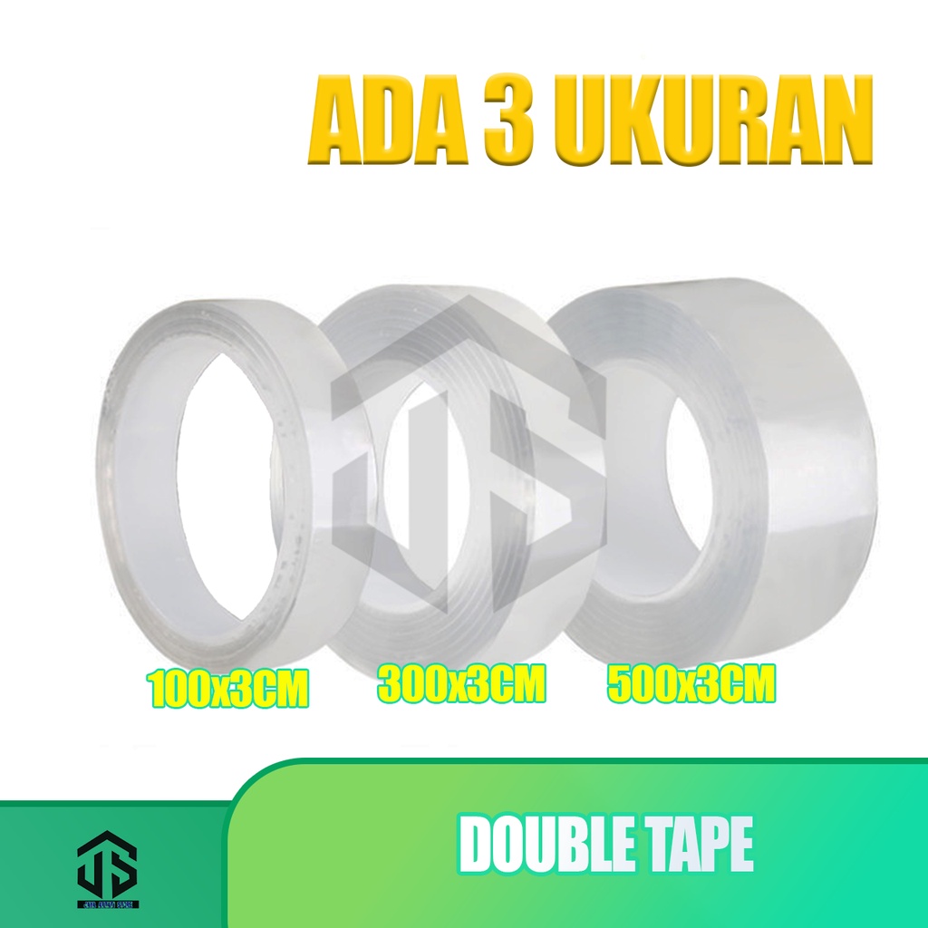 NANO DOUBLE TAPE PU GEL TRANSPARAN SOLASI DOUBLE TAPE PU NANO GEL