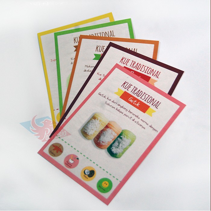 

Postcard - Kartu pos Posnesia kue tradisional