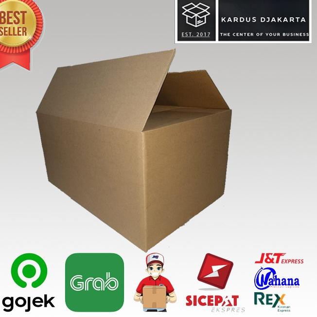 

✩WV KARDUS BESAR Uk. 60x40x30 TEBAL 4MM POLOS dan BARU !!! ✪ →