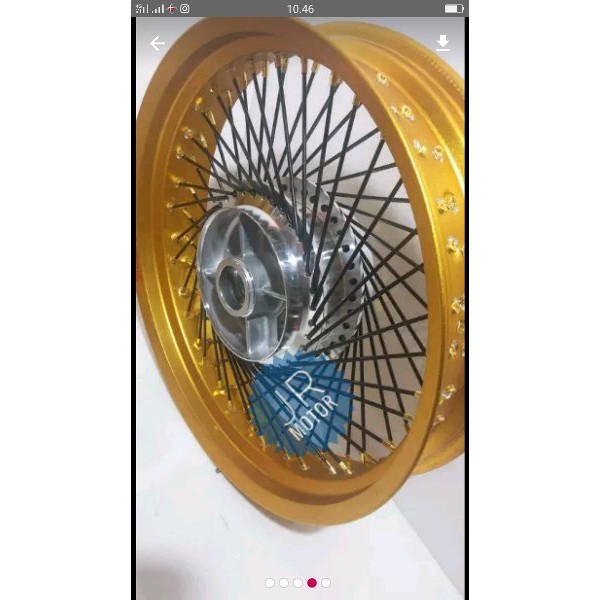 TOPPP paketan velg mx new135 mx lama tapak lebar jari jari seribu ukuran velg 215x250 bonus