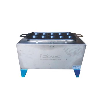 Mesin sosis telur gas / gas sostel 10 Lubang