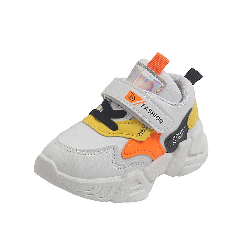 HappyOliver WHAT SPAIN Sepatu Sneakers Anak Laki Laki Perempuan Sekolah 1-5 Tahun Import