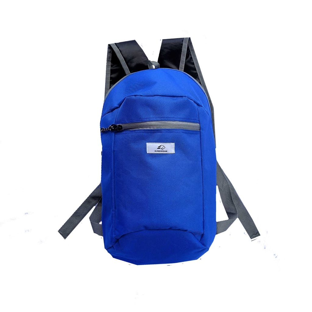 BACKPACK RANSEL 10 LITER TAS RANSEL PRIA DAN WANITA TAS PUNGGUNG TAS SEKOLAH TAS OLAHRAGA TAS SPORT TAS RANSEL KECIL TAS SEPATU FUTSAL TAS SEPATU BOLA A4-BIRU KS