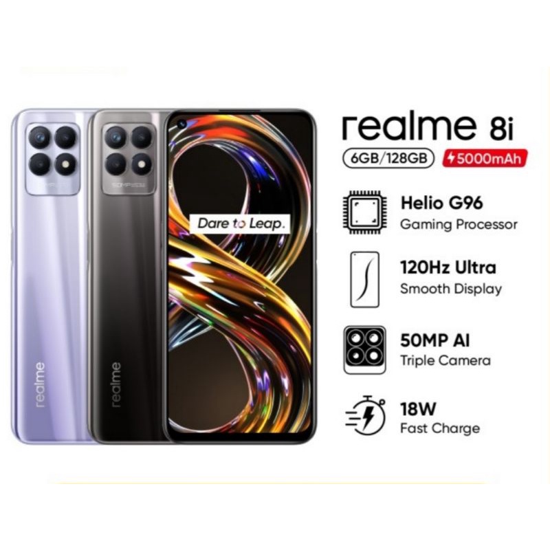Realme 8i 6 / 128 GB Helio G96 5000MAH, 50MP
