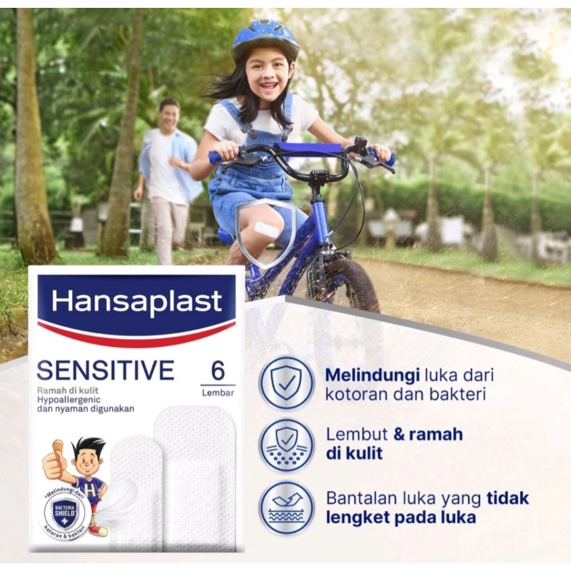 Hansaplast Sensitive isi 6 Lembar