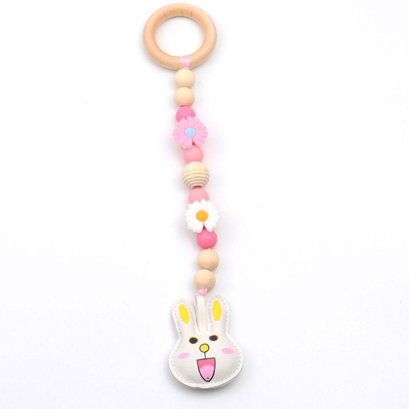 Mary 3Pcs / Set Mainan Teether Bayi Model Kartun Bahan Silikon