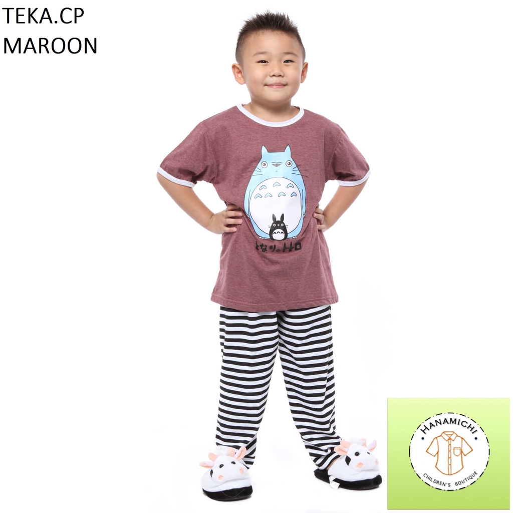 Hanamichi TEKA.CP Baju Tidur Anak Lengan Pendek