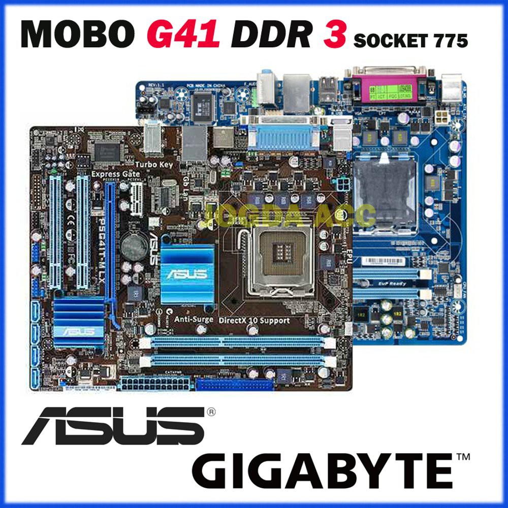 Motherboard G41 Gigabyte Motherboard G41 Asus