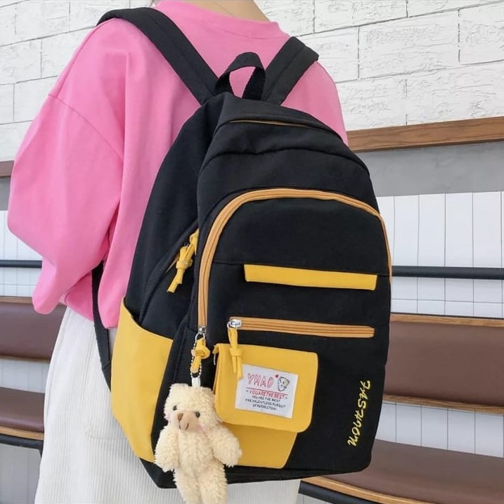 Should Bag - Tas Ransel Sekolah Anak Wanita Dan Pria Terbaru 2021 Kekinian Motif Carakter Yhao Korean Style Murah