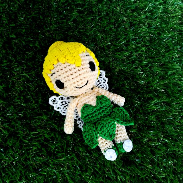 Gantungan Kunci Amigurumi ( Boneka Rajut ) Tinkerbell