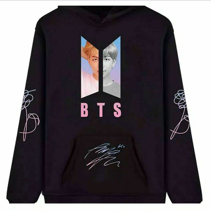 TURUN HARGA! SWEATER BTS FASHION WANITA - JAKET BTS ALL MEMBER - SWEATER HOODIE BTS IDOL GRADIEN