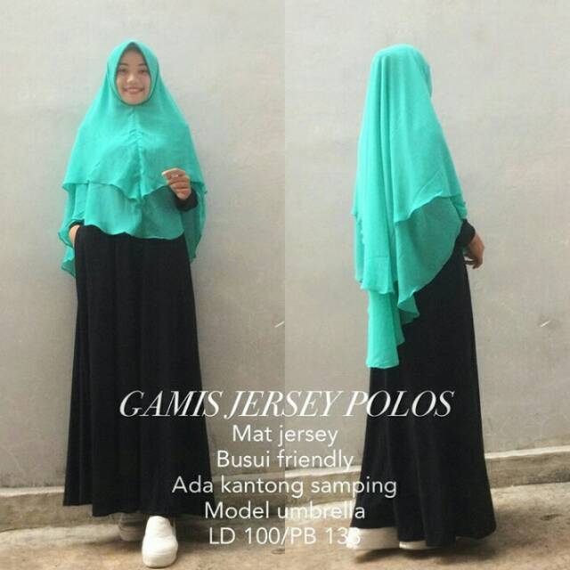 Gamis Jersey A Line