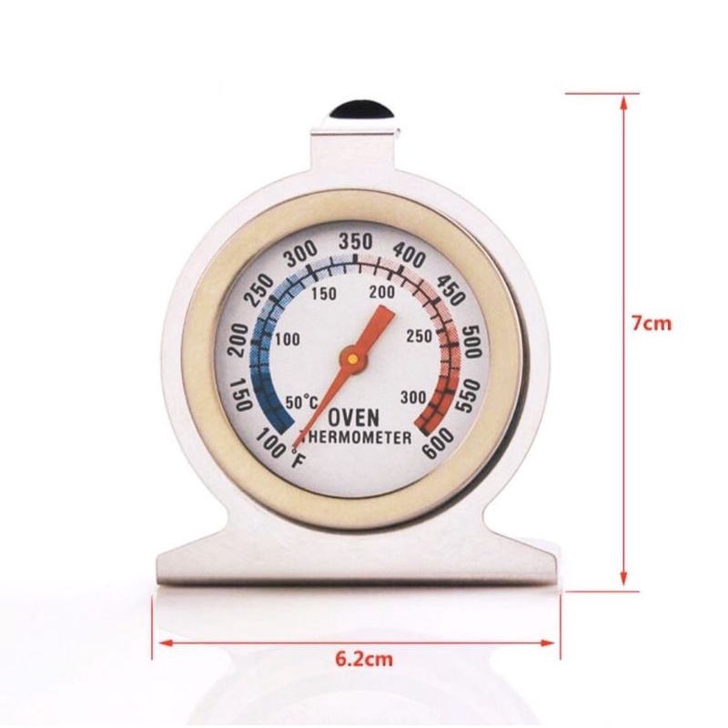 Thermometer Oven Stainless Steel / Alat Ukur Panas Oven