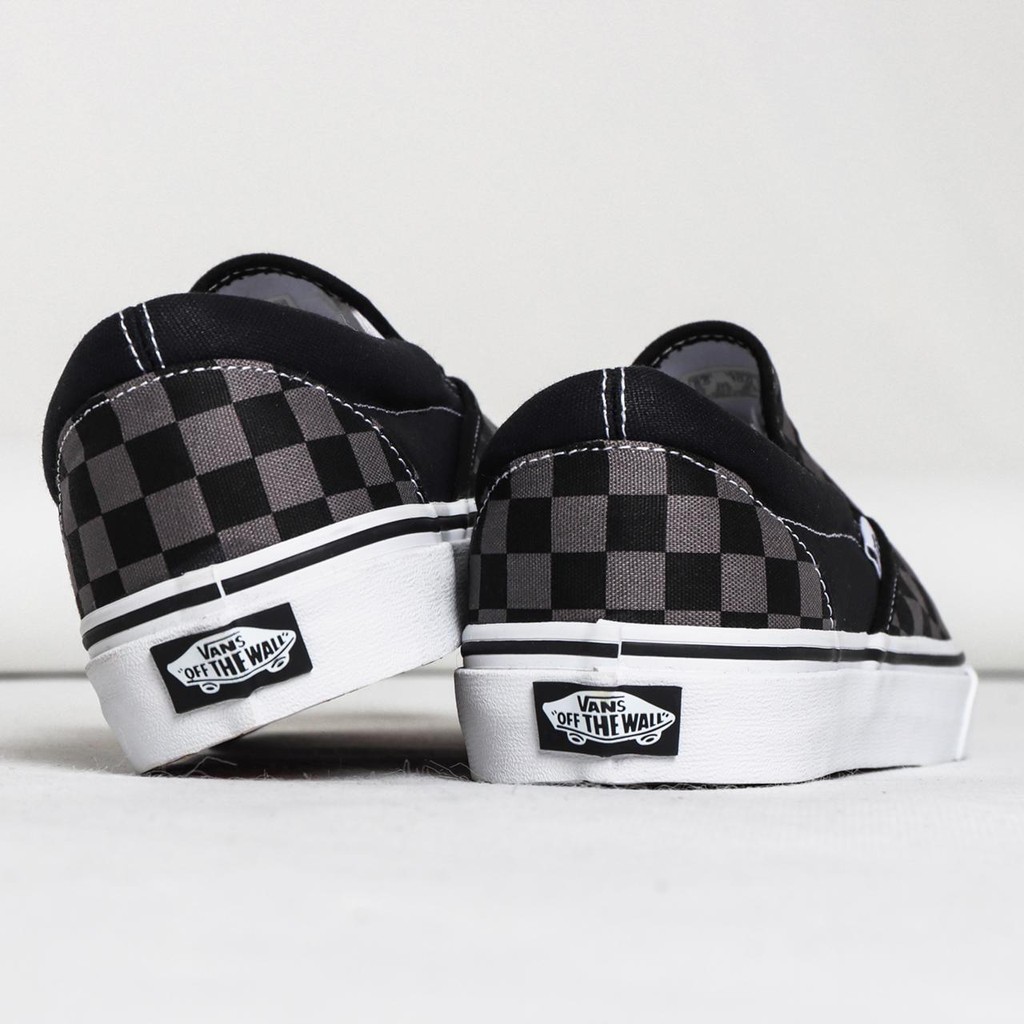 [BNIB] SNEAKERS VANS SLIP-ON CHECKERBOARD PEWTER SEPATU SKATEBOARD CASUAL SPORTY-5