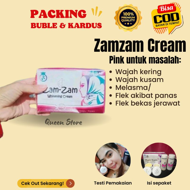 TERLARISSS | Zamzam Pink | Zamzam Cream Mengatasi Wajah Kusam | ZamJK Zamzam Cream Medan | Zamzam Cr