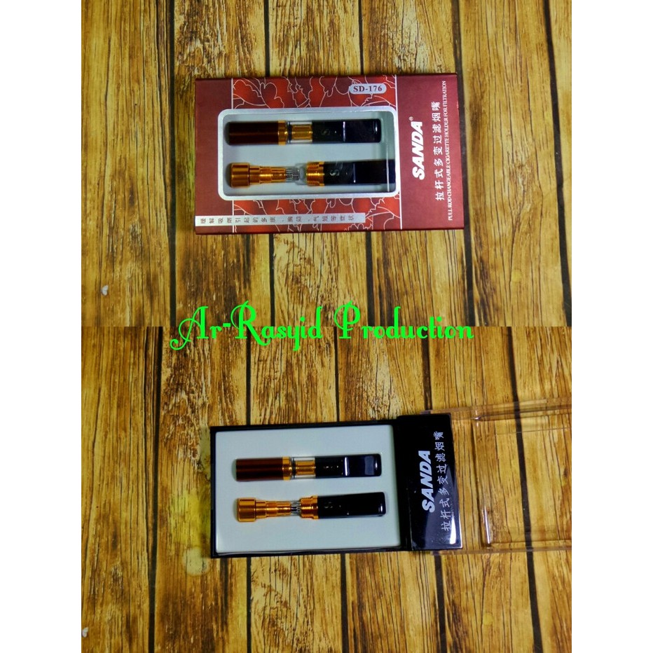 1 Set Penyaring Racun / Filter Pipa Rokok Sanda Holder Sd-176