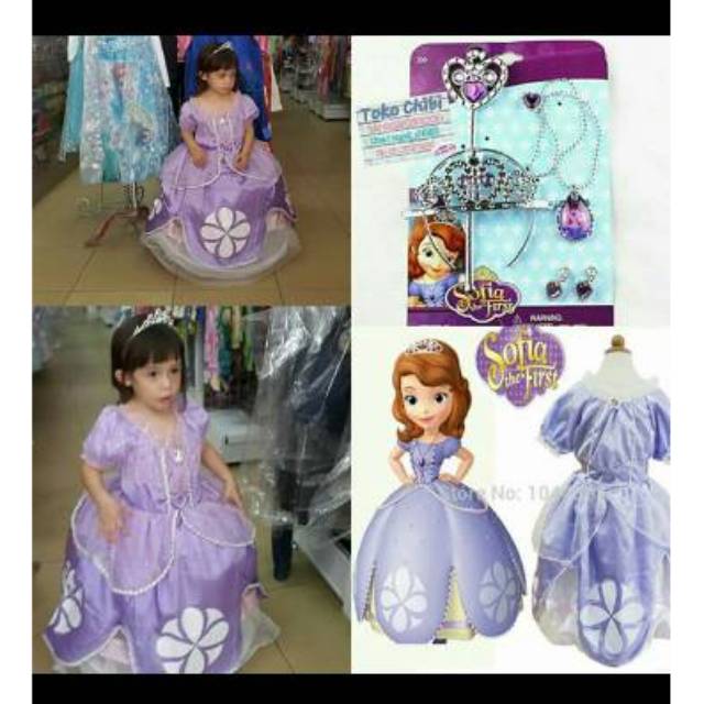 Baju Sofia Kostum Sofia Dress Sofia the the first