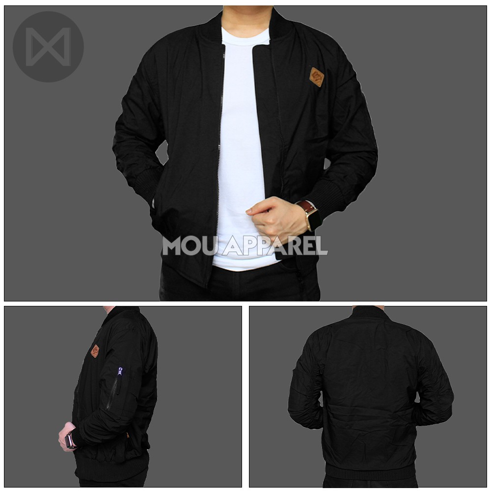 Jaket Bomber Casual Pria Dewasa Polos Tebal Jaket Distro Cowo Parasut Resleting Kerah Mantel Anak Laki Cowok Hitam Navy Army Katun Jeans Levis Rajut Knit Hoodie Murah Terbaru Jumbo Anti Air Angin Touring Motor Rompi Kanvas Outdoor Vest Tactical Import Ori