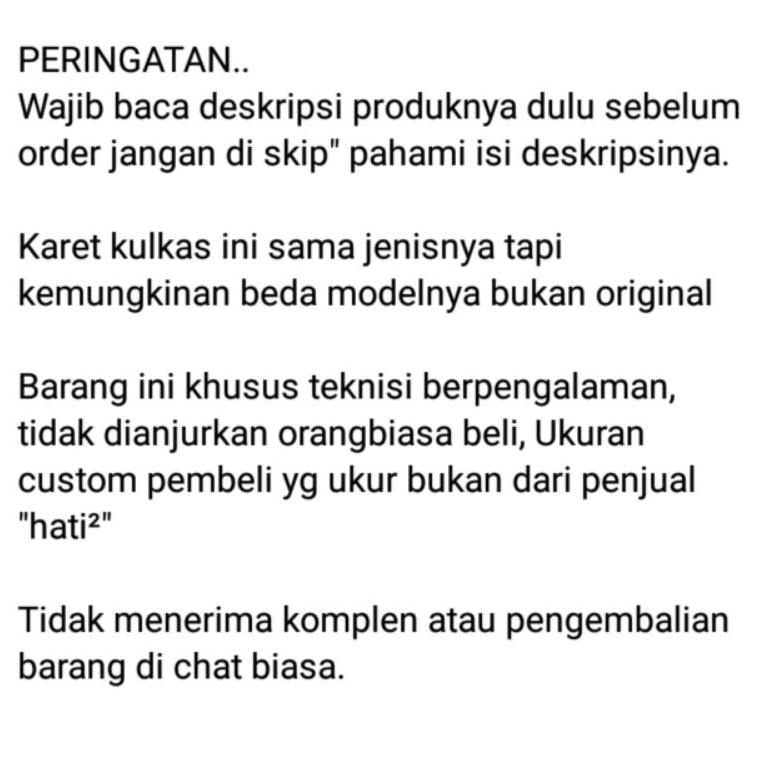 [KODE BV706] KARET PINTU KULKAS LG 1 PINTU / 2 PINTU TINGGAL PASANG SAJA PRAKTIS