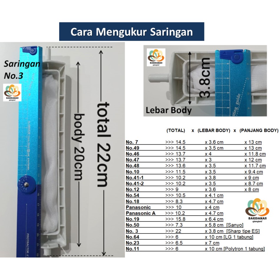 Saringan Kotoran Mesin Cuci