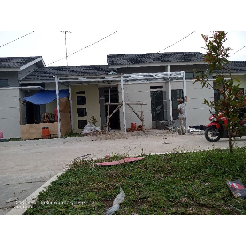 KANOPI BAJA RINGAN ATAP SEPANDEK PASIR