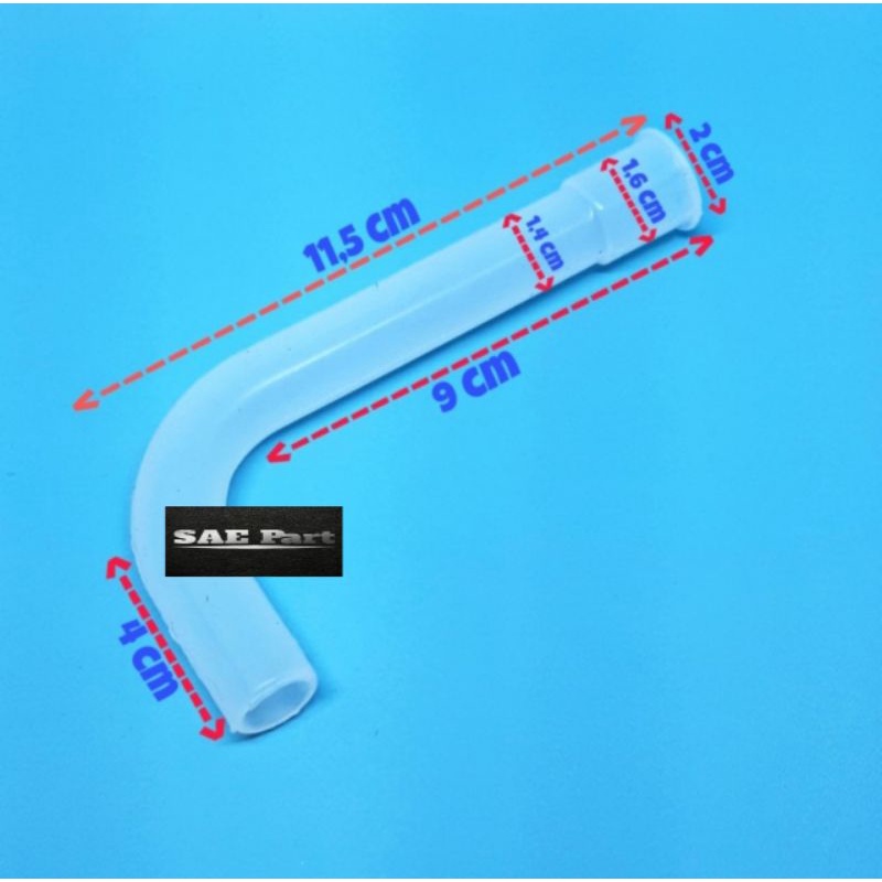 Selang Karet Dispenser L Type D - Kran/Tank Tabung Pemanas Air