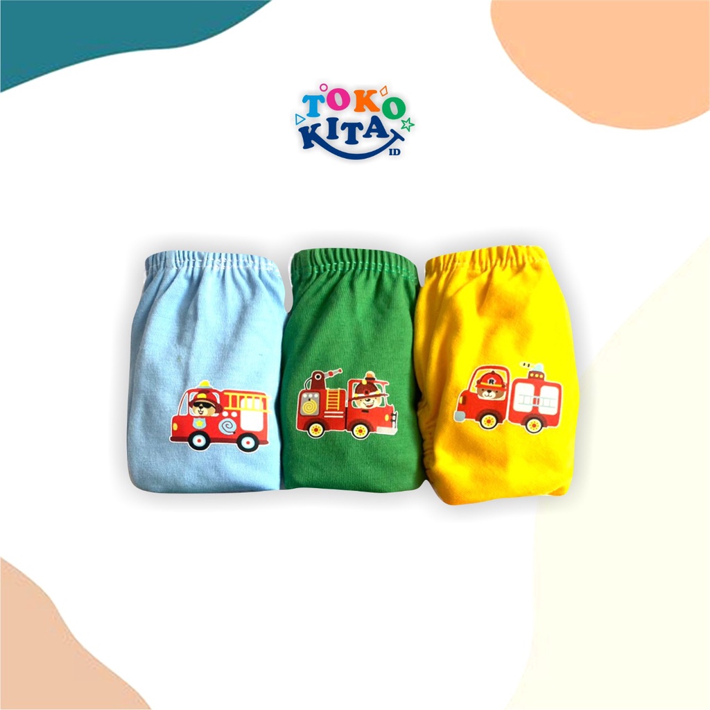 CELANA DALAM ANAK (3 pcs) CD Laki-laki Pemadam  MURAH