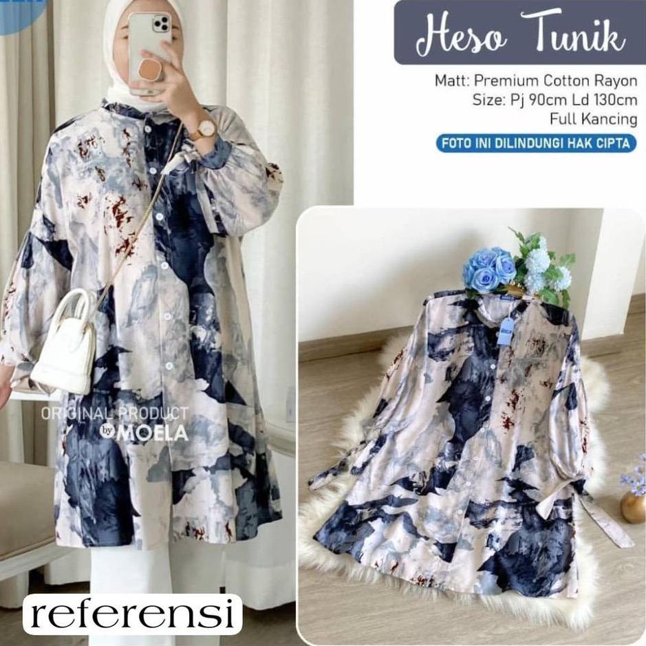 (BIG SALE) Tunik Jumbo Kekinian Terbaru 2021 Atasan Wanita Muslim Big Size Free Makser XL XXL XXXL 4