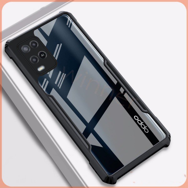 CASING OPPO A95 OPPO A74 A74 (5G) - SOFTCASE ARMOR TRANSPARANT NEW FUSION TPU